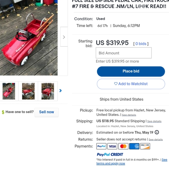 Instep engine No.7 pedal truck - Picture 9 of 11